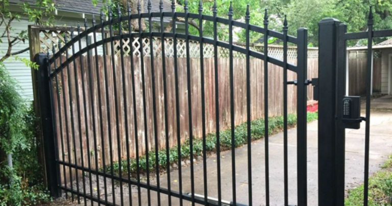 Driveway gate keypad completed project