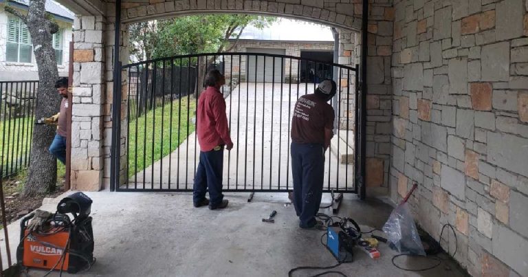 Fence gate operator project in progress.